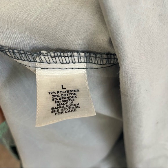 Magellan swordfish Vented Back Fishing Shirt blue girl L fish gear classic fit - Picture 7 of 8